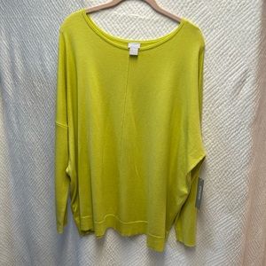Citrine sweater light weight tunic length 28 inches never worn